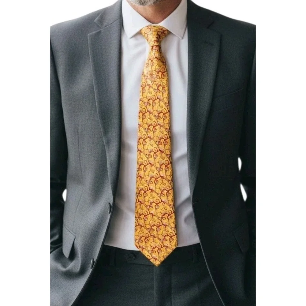 Dormeuil‎ Mens 100% Silk Tie Paris London Neck Tie